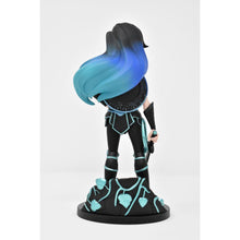 Load image into Gallery viewer, DC Artists Alley Wonder Woman by Chrissie Zullo Designer Vinyl (Black & Cyan)